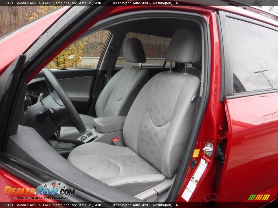 2011 Toyota RAV4 I4 4WD Barcelona Red Metallic / Ash Photo #9