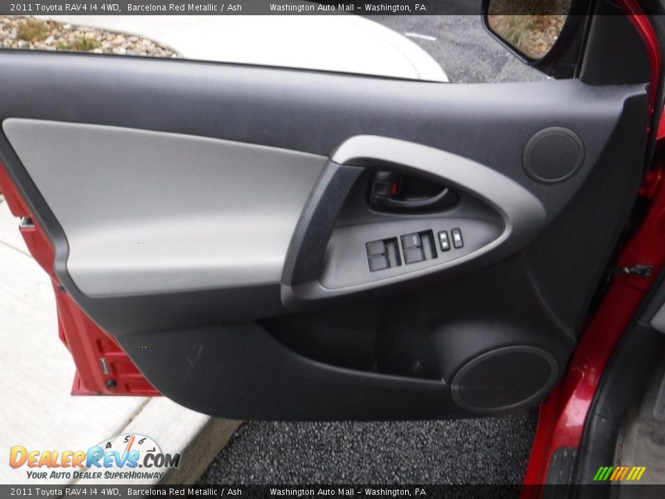 2011 Toyota RAV4 I4 4WD Barcelona Red Metallic / Ash Photo #10