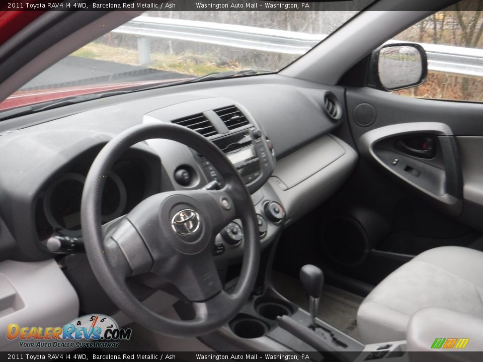 2011 Toyota RAV4 I4 4WD Barcelona Red Metallic / Ash Photo #11