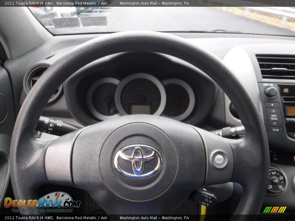 2011 Toyota RAV4 I4 4WD Barcelona Red Metallic / Ash Photo #13