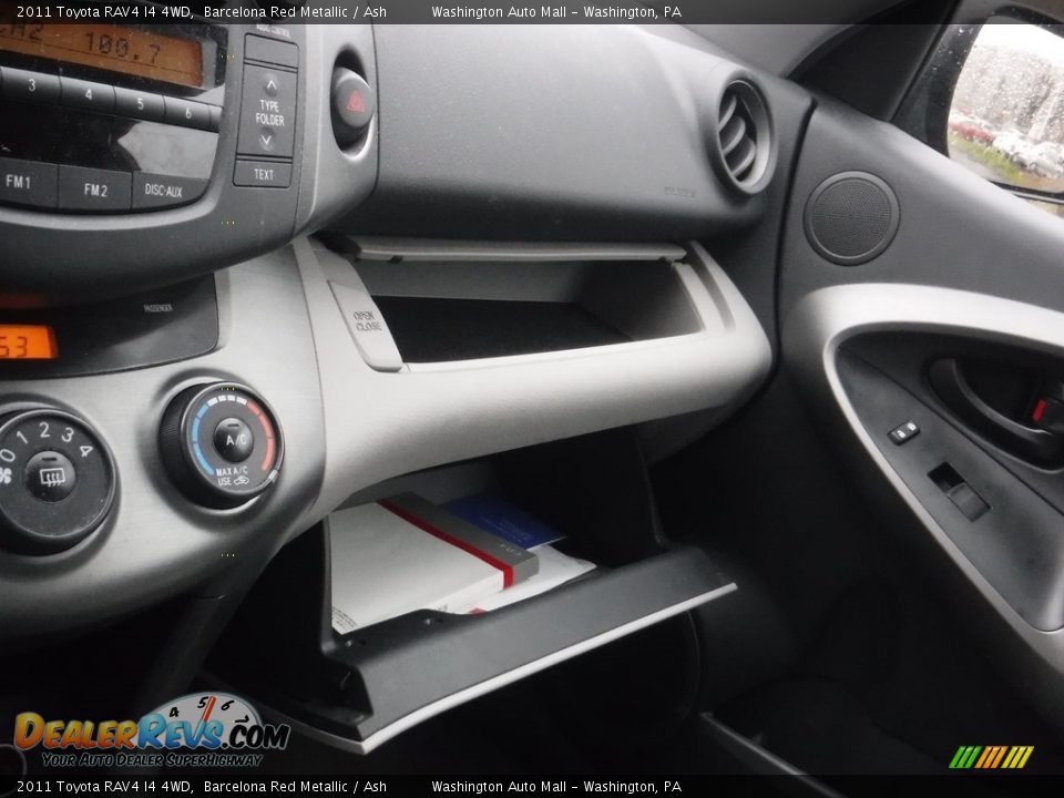 2011 Toyota RAV4 I4 4WD Barcelona Red Metallic / Ash Photo #14