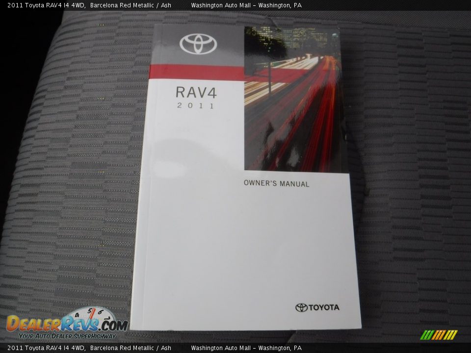 2011 Toyota RAV4 I4 4WD Barcelona Red Metallic / Ash Photo #18