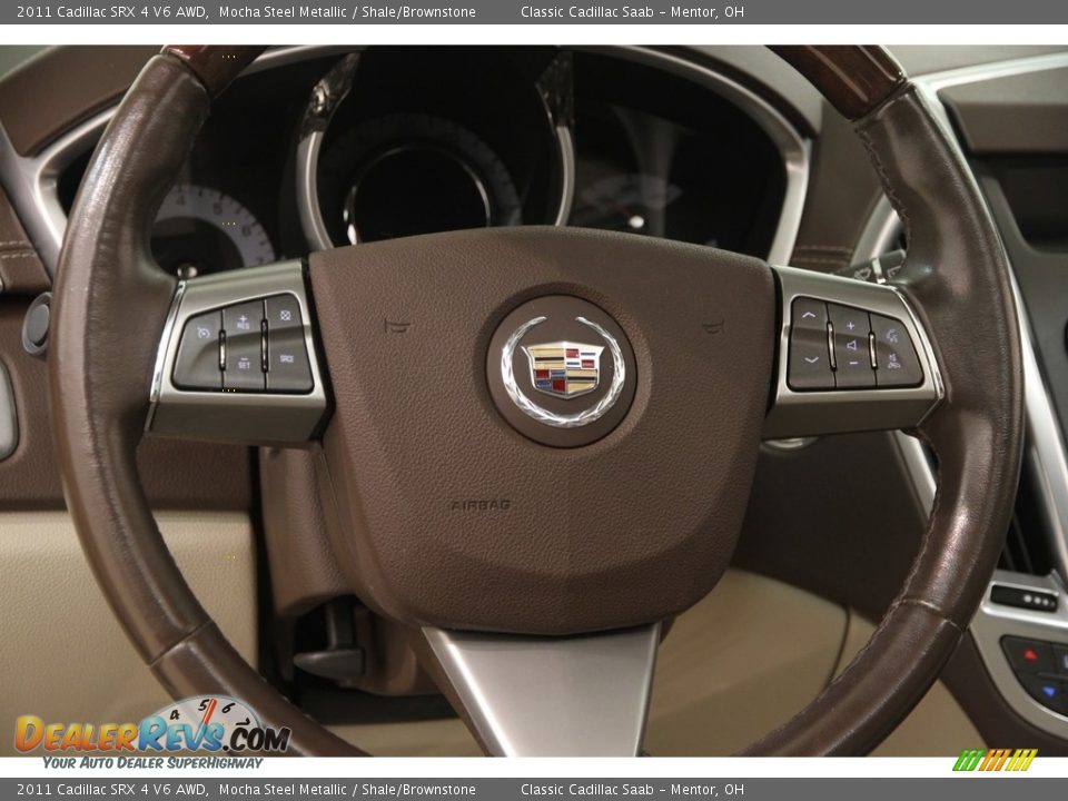 2011 Cadillac SRX 4 V6 AWD Mocha Steel Metallic / Shale/Brownstone Photo #6