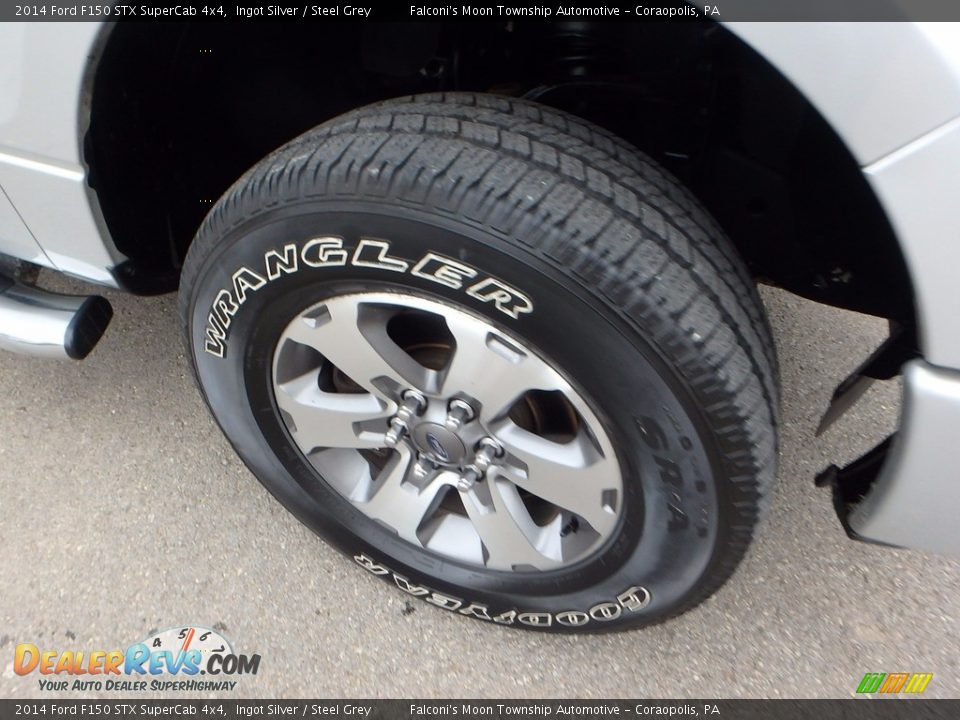 2014 Ford F150 STX SuperCab 4x4 Ingot Silver / Steel Grey Photo #9