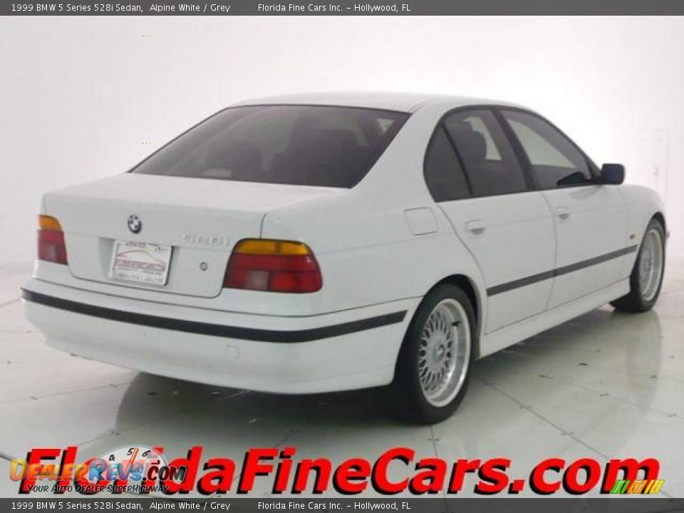 1999 BMW 5 Series 528i Sedan Alpine White / Grey Photo #2