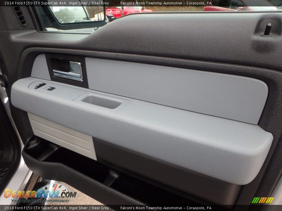 2014 Ford F150 STX SuperCab 4x4 Ingot Silver / Steel Grey Photo #12