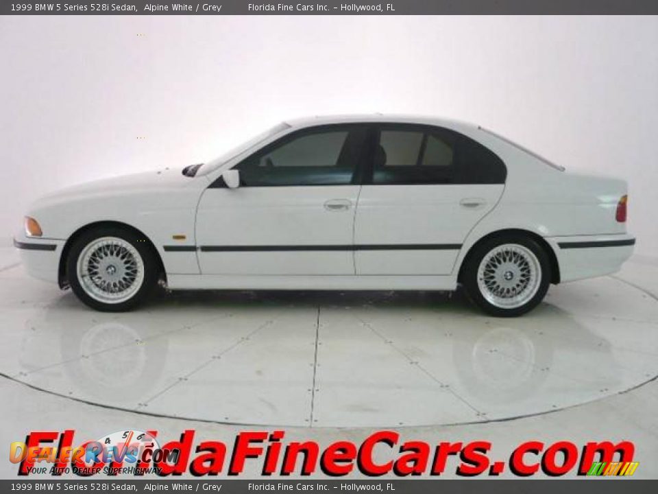 1999 BMW 5 Series 528i Sedan Alpine White / Grey Photo #3