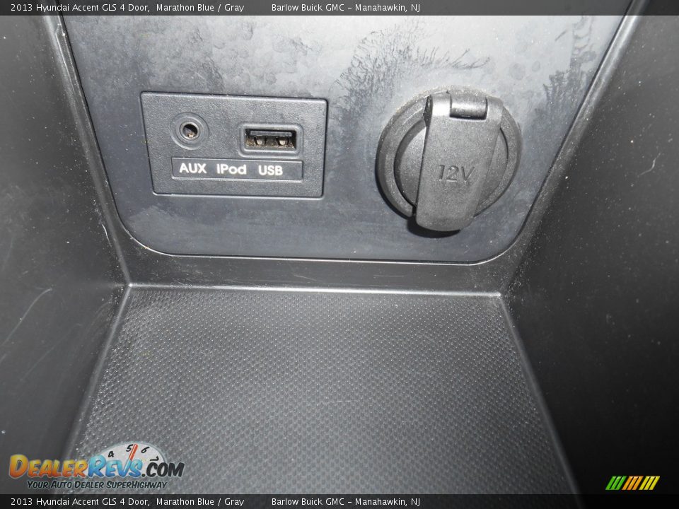 2013 Hyundai Accent GLS 4 Door Marathon Blue / Gray Photo #17
