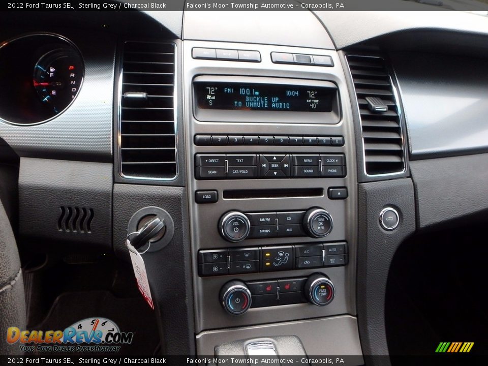 2012 Ford Taurus SEL Sterling Grey / Charcoal Black Photo #23