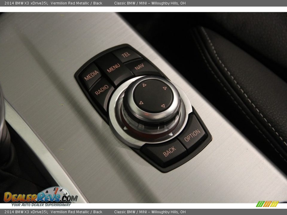 2014 BMW X3 xDrive35i Vermilion Red Metallic / Black Photo #15