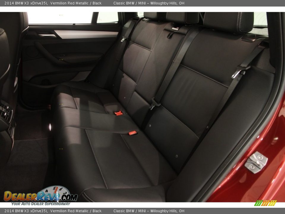 2014 BMW X3 xDrive35i Vermilion Red Metallic / Black Photo #18