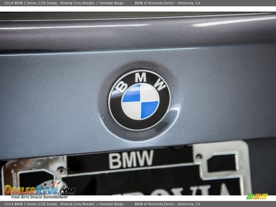 2014 BMW 3 Series 328i Sedan Mineral Grey Metallic / Venetian Beige Photo #23