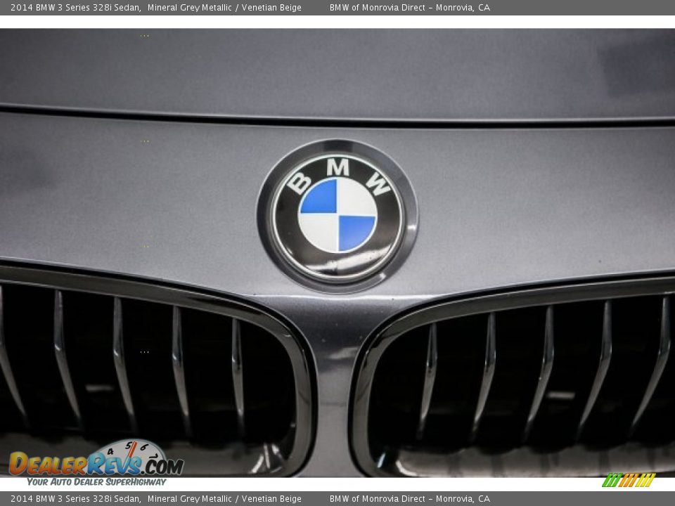 2014 BMW 3 Series 328i Sedan Mineral Grey Metallic / Venetian Beige Photo #29