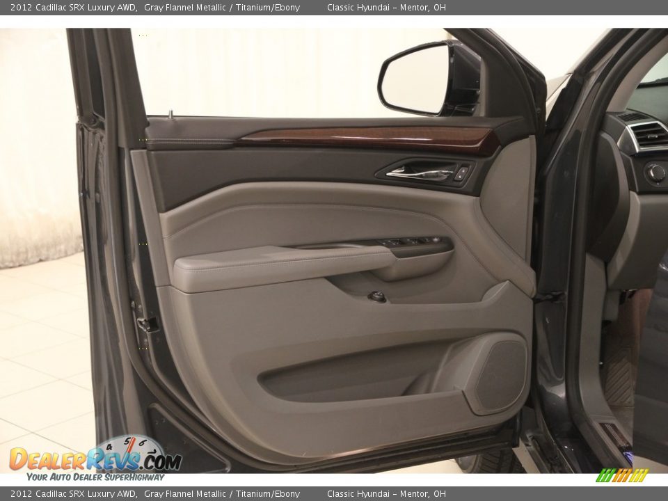 2012 Cadillac SRX Luxury AWD Gray Flannel Metallic / Titanium/Ebony Photo #4