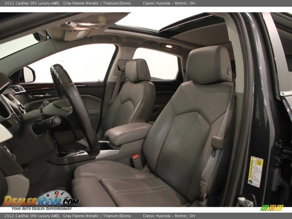 2012 Cadillac SRX Luxury AWD Gray Flannel Metallic / Titanium/Ebony Photo #5