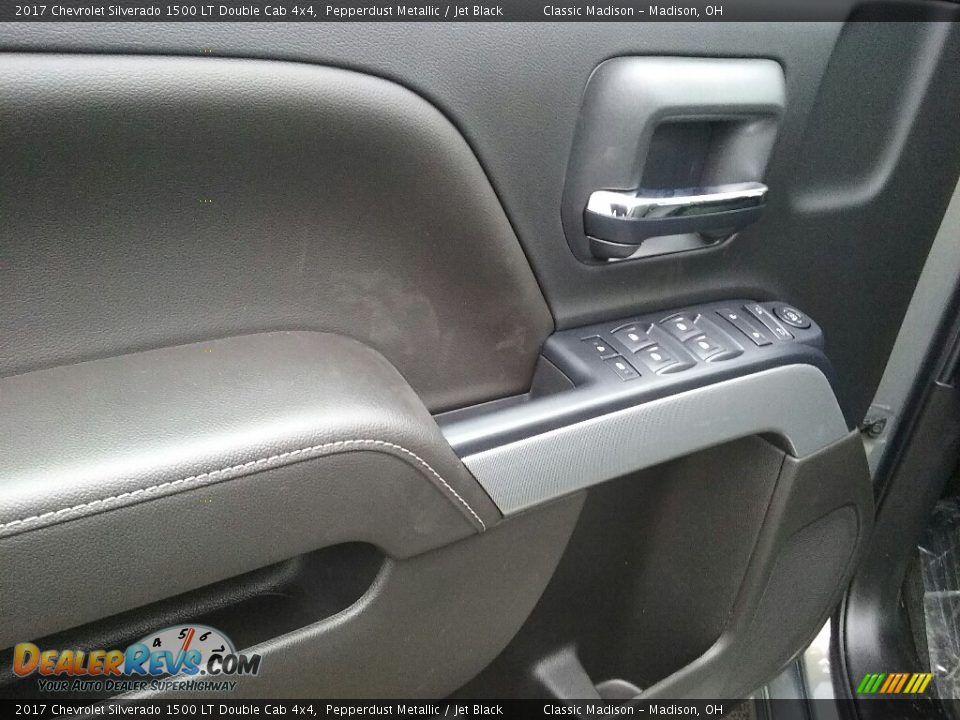 2017 Chevrolet Silverado 1500 LT Double Cab 4x4 Pepperdust Metallic / Jet Black Photo #3