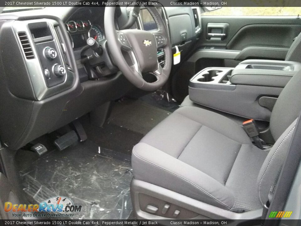 2017 Chevrolet Silverado 1500 LT Double Cab 4x4 Pepperdust Metallic / Jet Black Photo #4