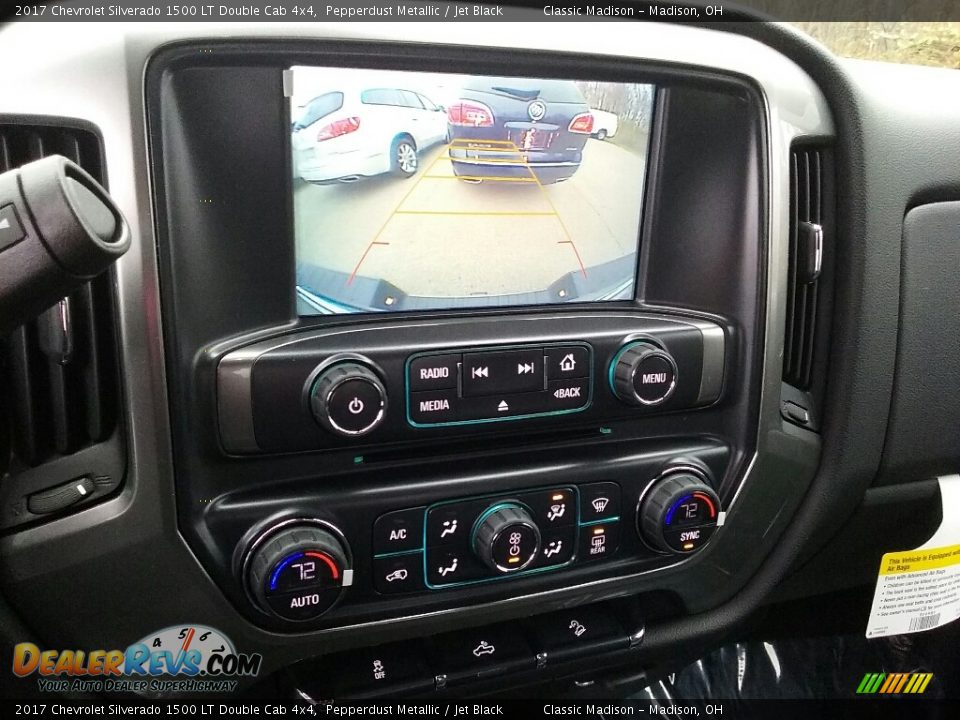 2017 Chevrolet Silverado 1500 LT Double Cab 4x4 Pepperdust Metallic / Jet Black Photo #6