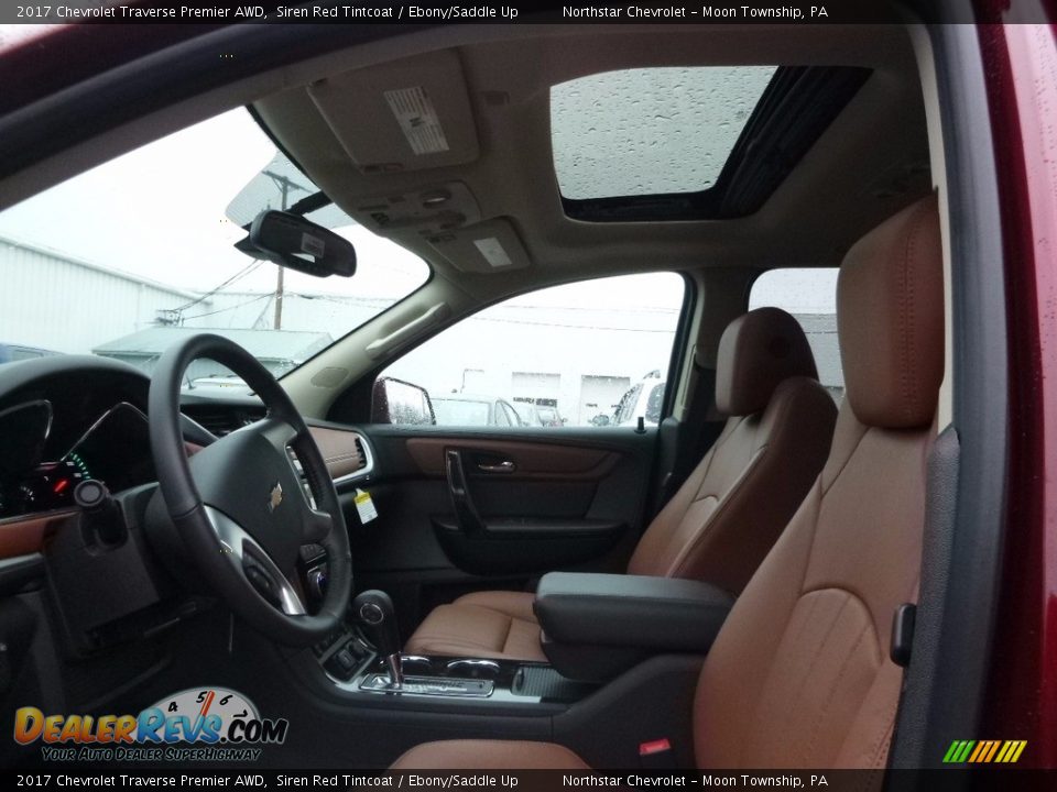 2017 Chevrolet Traverse Premier AWD Siren Red Tintcoat / Ebony/Saddle Up Photo #10