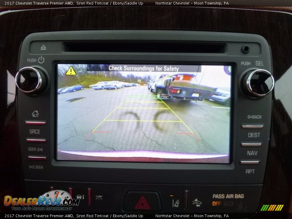 2017 Chevrolet Traverse Premier AWD Siren Red Tintcoat / Ebony/Saddle Up Photo #18