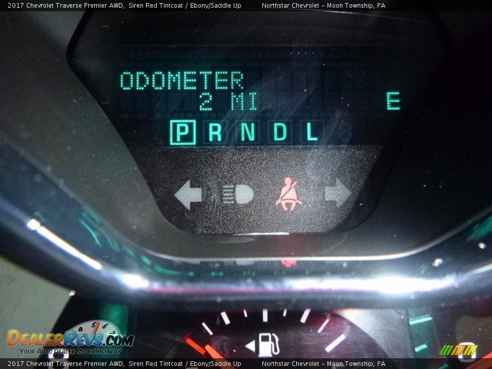 2017 Chevrolet Traverse Premier AWD Siren Red Tintcoat / Ebony/Saddle Up Photo #20