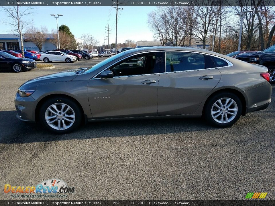 2017 Chevrolet Malibu LT Pepperdust Metallic / Jet Black Photo #3