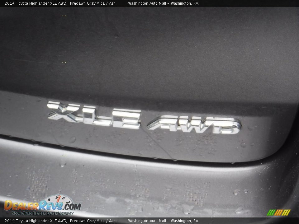 2014 Toyota Highlander XLE AWD Predawn Gray Mica / Ash Photo #11