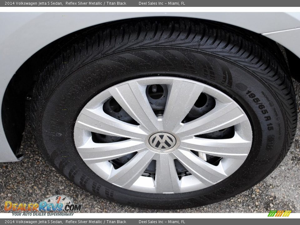 2014 Volkswagen Jetta S Sedan Reflex Silver Metallic / Titan Black Photo #11