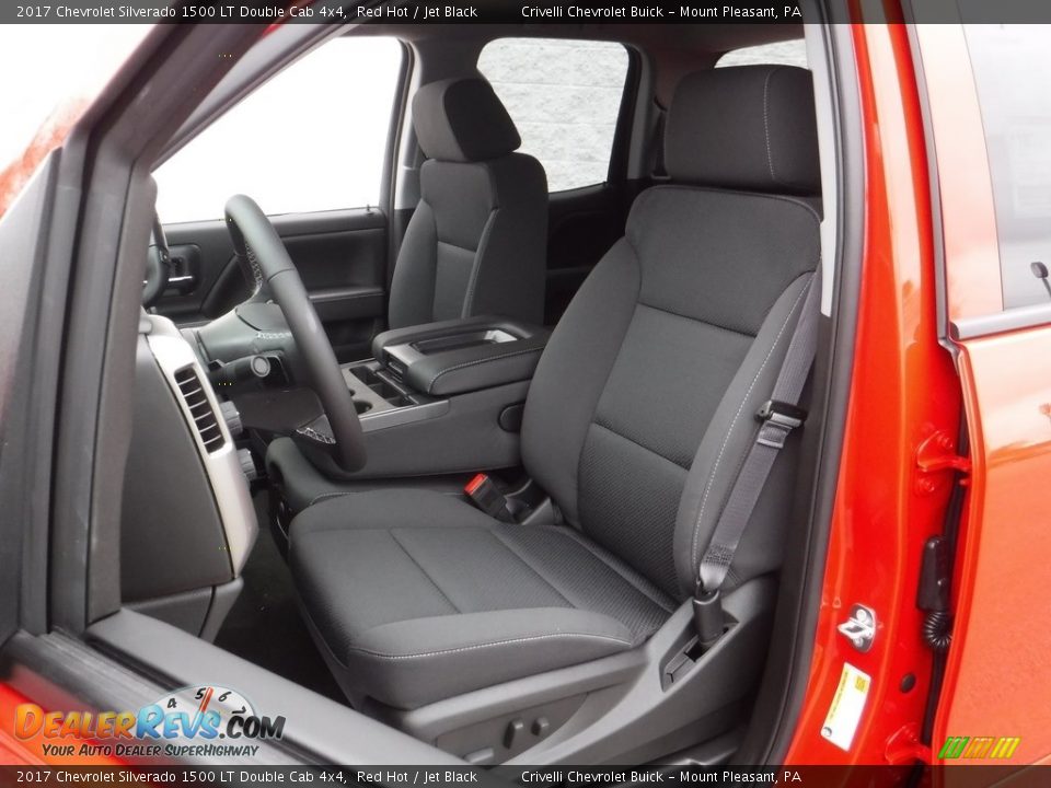 2017 Chevrolet Silverado 1500 LT Double Cab 4x4 Red Hot / Jet Black Photo #12