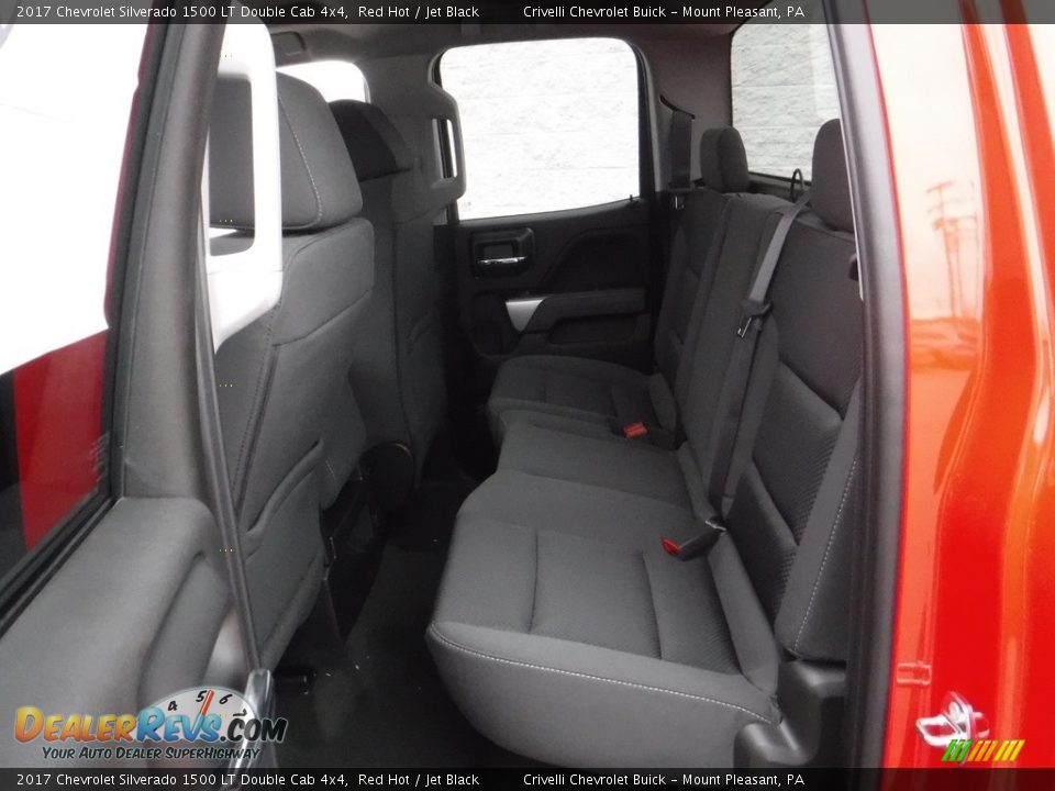 2017 Chevrolet Silverado 1500 LT Double Cab 4x4 Red Hot / Jet Black Photo #18