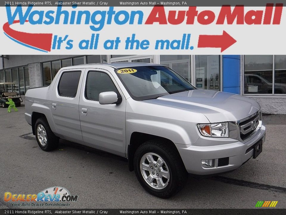 2011 Honda Ridgeline RTS Alabaster Silver Metallic / Gray Photo #1