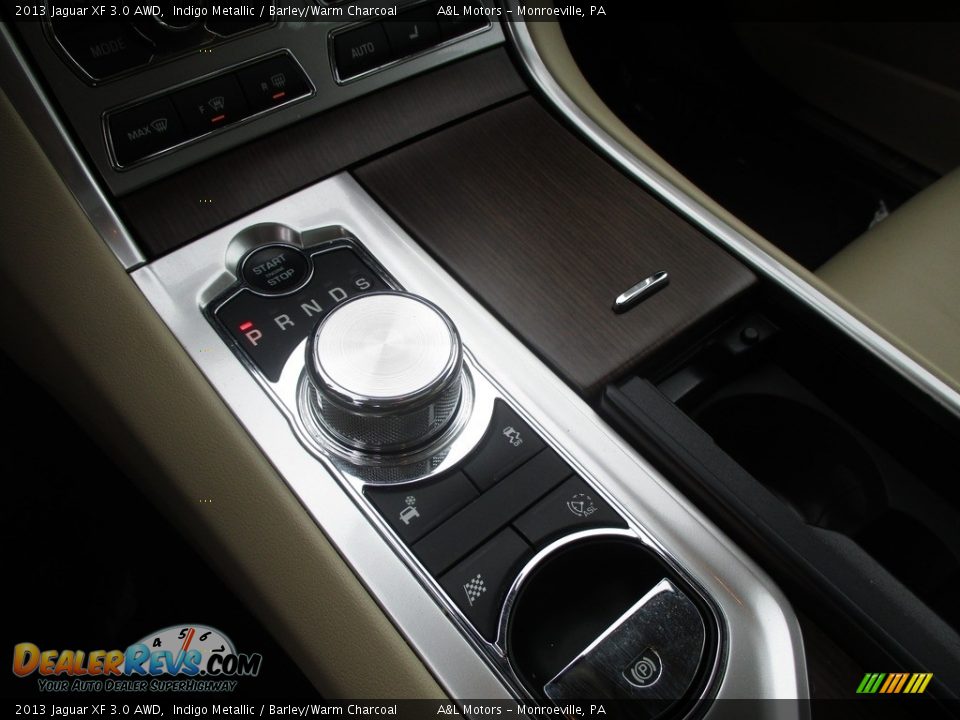 2013 Jaguar XF 3.0 AWD Indigo Metallic / Barley/Warm Charcoal Photo #16