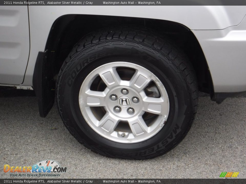 2011 Honda Ridgeline RTS Alabaster Silver Metallic / Gray Photo #3