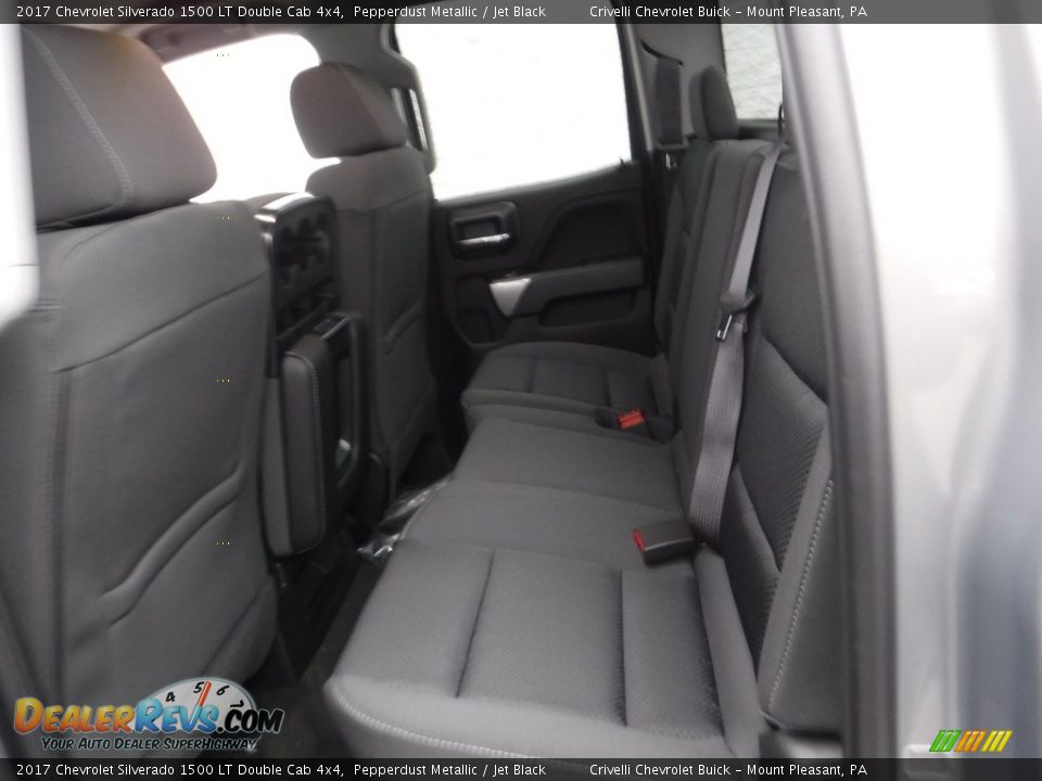 2017 Chevrolet Silverado 1500 LT Double Cab 4x4 Pepperdust Metallic / Jet Black Photo #17