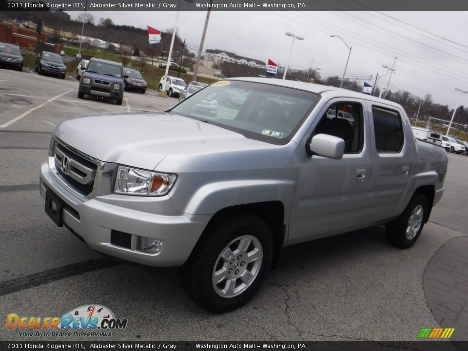 2011 Honda Ridgeline RTS Alabaster Silver Metallic / Gray Photo #5