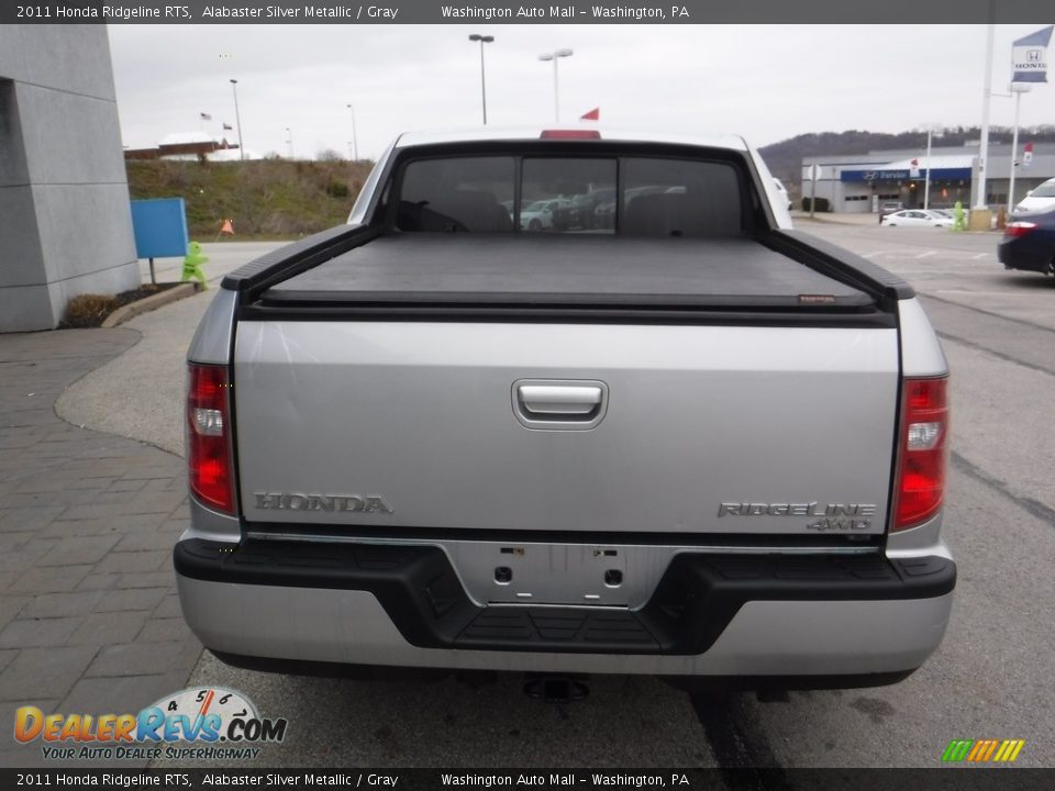 2011 Honda Ridgeline RTS Alabaster Silver Metallic / Gray Photo #7