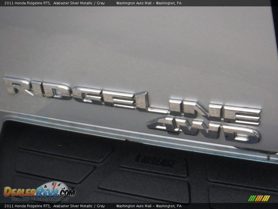 2011 Honda Ridgeline RTS Alabaster Silver Metallic / Gray Photo #9