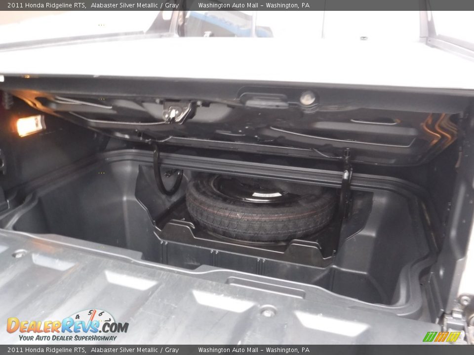 2011 Honda Ridgeline RTS Alabaster Silver Metallic / Gray Photo #12