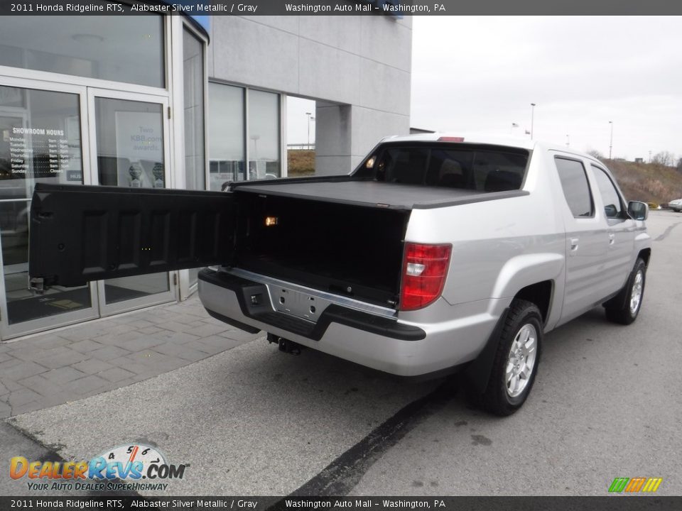2011 Honda Ridgeline RTS Alabaster Silver Metallic / Gray Photo #13