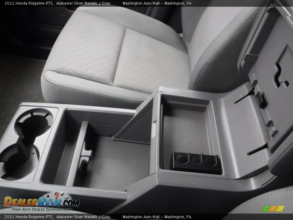2011 Honda Ridgeline RTS Alabaster Silver Metallic / Gray Photo #21