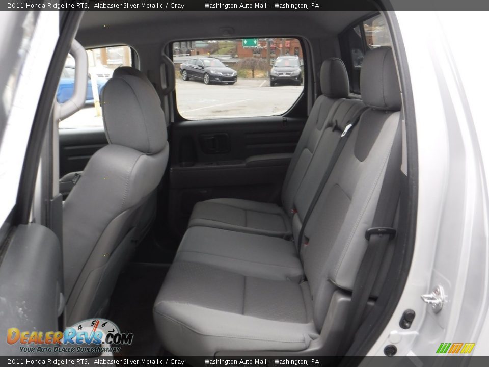2011 Honda Ridgeline RTS Alabaster Silver Metallic / Gray Photo #23