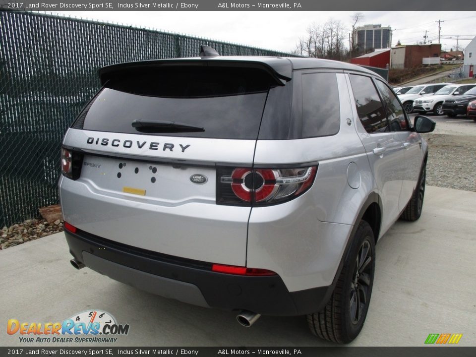2017 Land Rover Discovery Sport SE Indus Silver Metallic / Ebony Photo #4