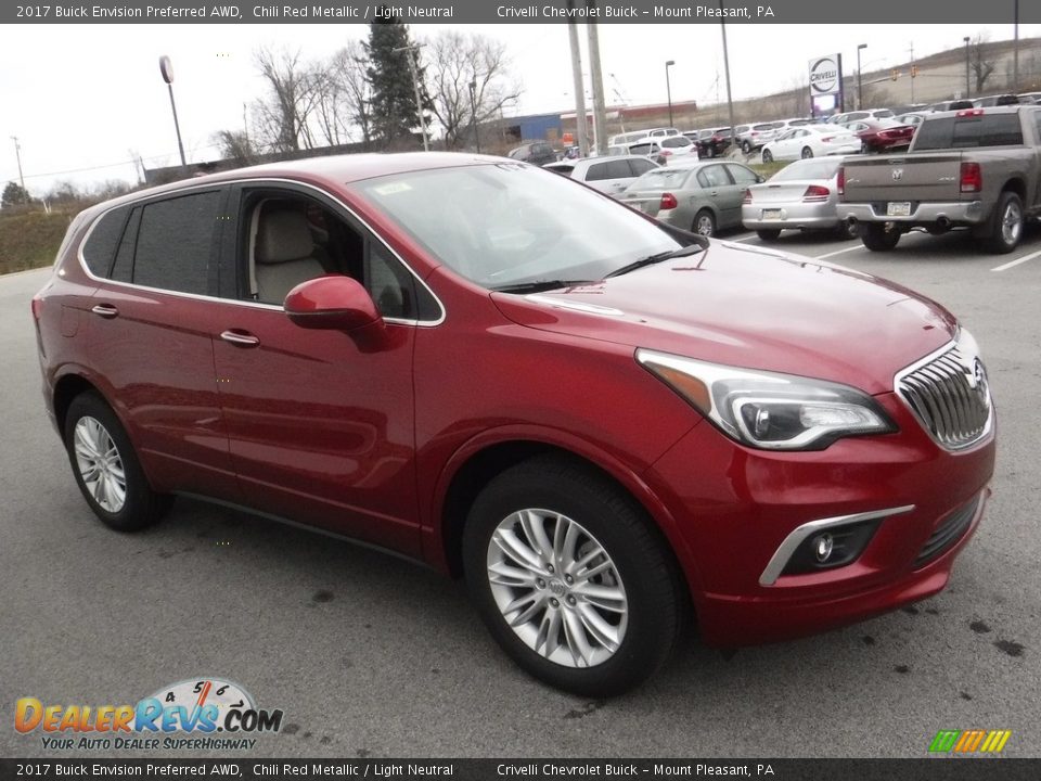 Front 3/4 View of 2017 Buick Envision Preferred AWD Photo #5