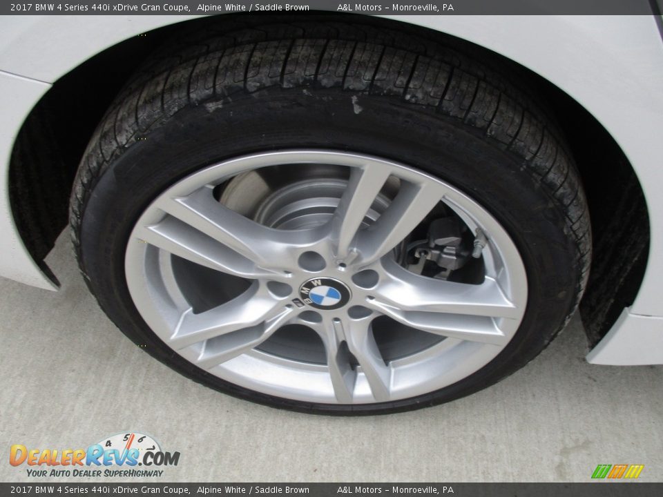 2017 BMW 4 Series 440i xDrive Gran Coupe Alpine White / Saddle Brown Photo #3
