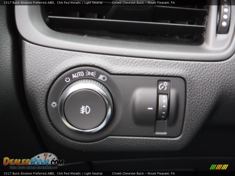 Controls of 2017 Buick Envision Preferred AWD Photo #21