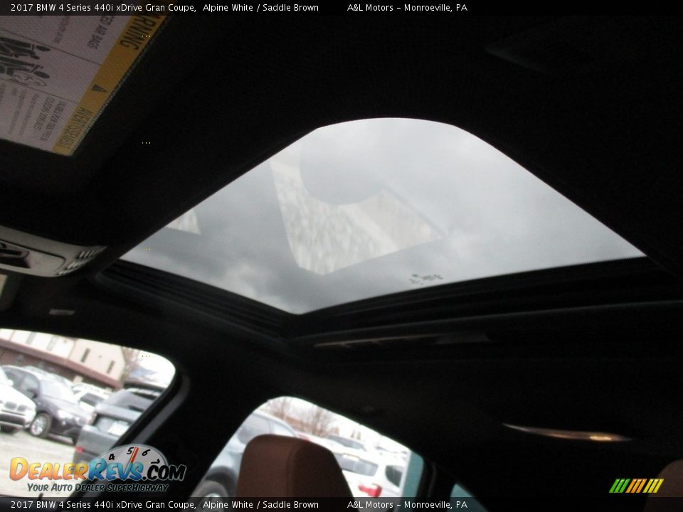2017 BMW 4 Series 440i xDrive Gran Coupe Alpine White / Saddle Brown Photo #11