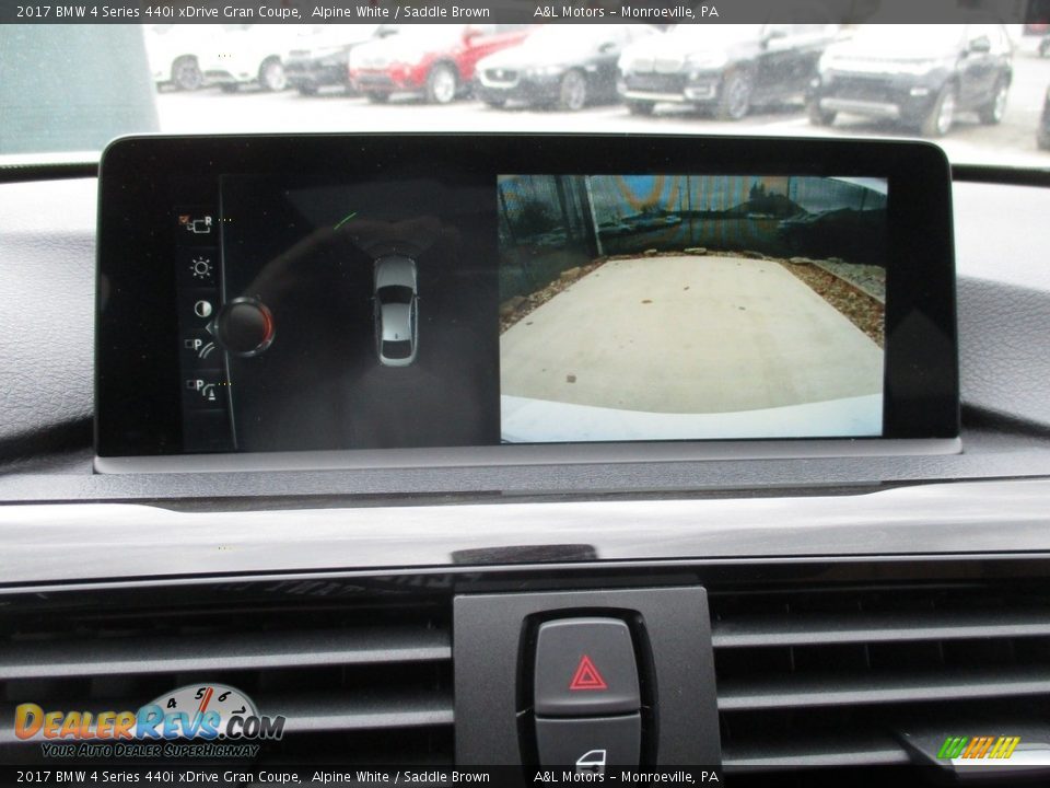 2017 BMW 4 Series 440i xDrive Gran Coupe Alpine White / Saddle Brown Photo #16