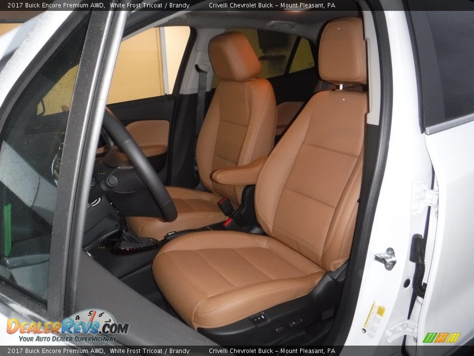 Front Seat of 2017 Buick Encore Premium AWD Photo #11