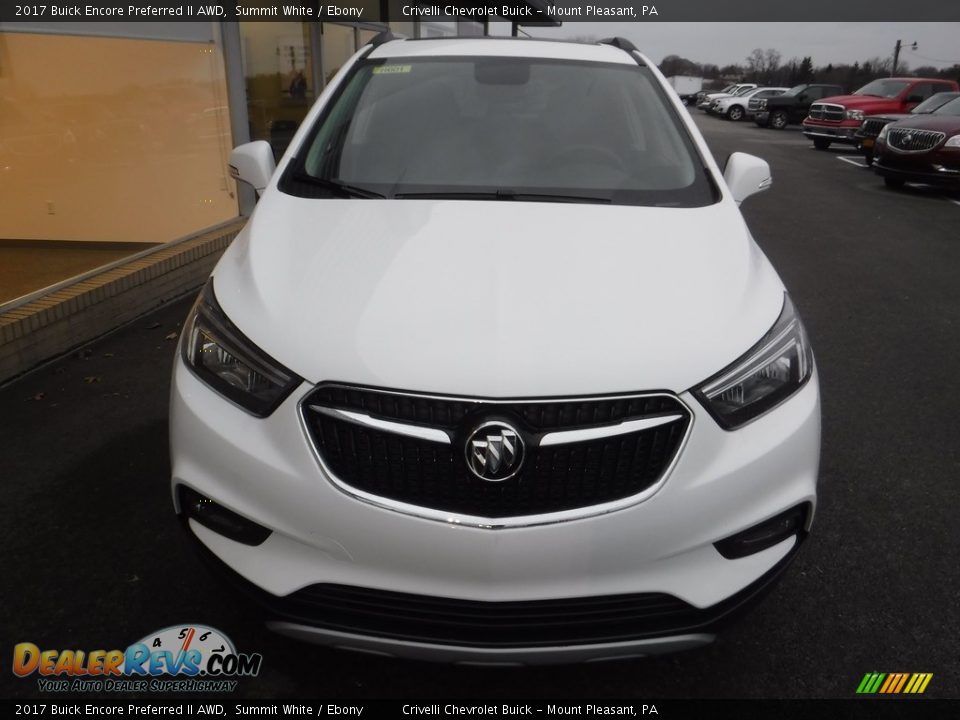 2017 Buick Encore Preferred II AWD Summit White / Ebony Photo #5