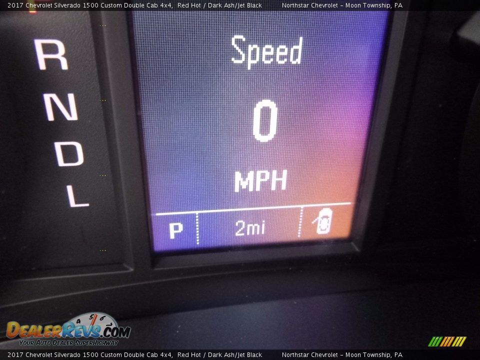 2017 Chevrolet Silverado 1500 Custom Double Cab 4x4 Red Hot / Dark Ash/Jet Black Photo #20